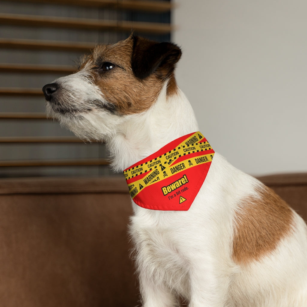 Beware, I'm a bit rude – Bandana Collar