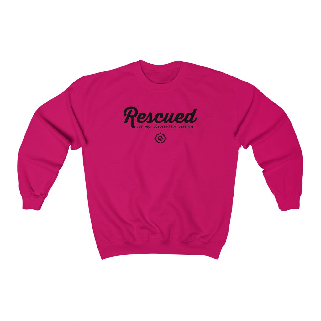 Trail Dogs – Rescued is my Favorite Breed Sweatshirt