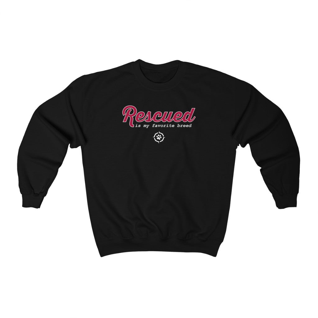 Trail Dogs – Rescued is my Favorite Breed Sweatshirt