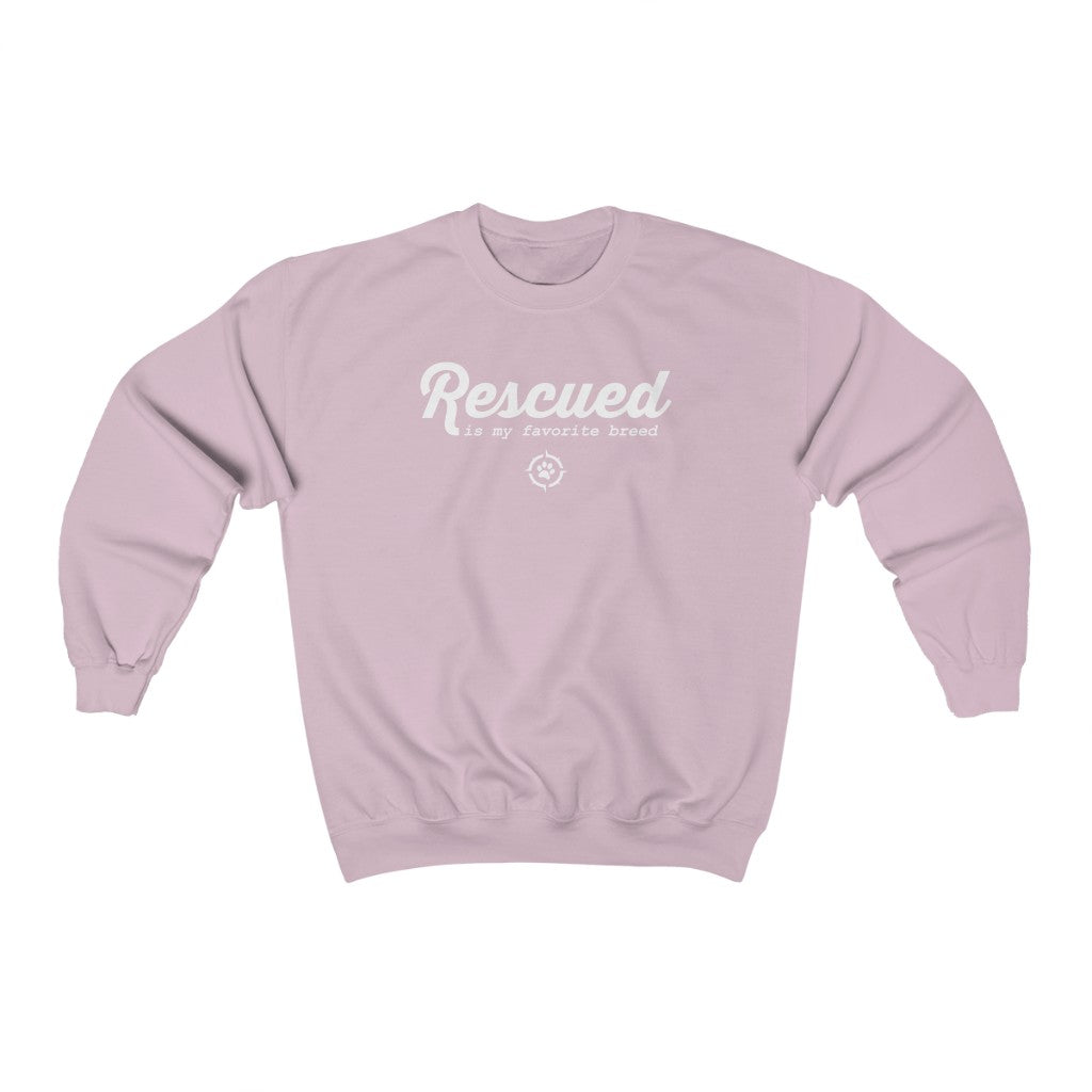 Trail Dogs – Rescued is my Favorite Breed Sweatshirt